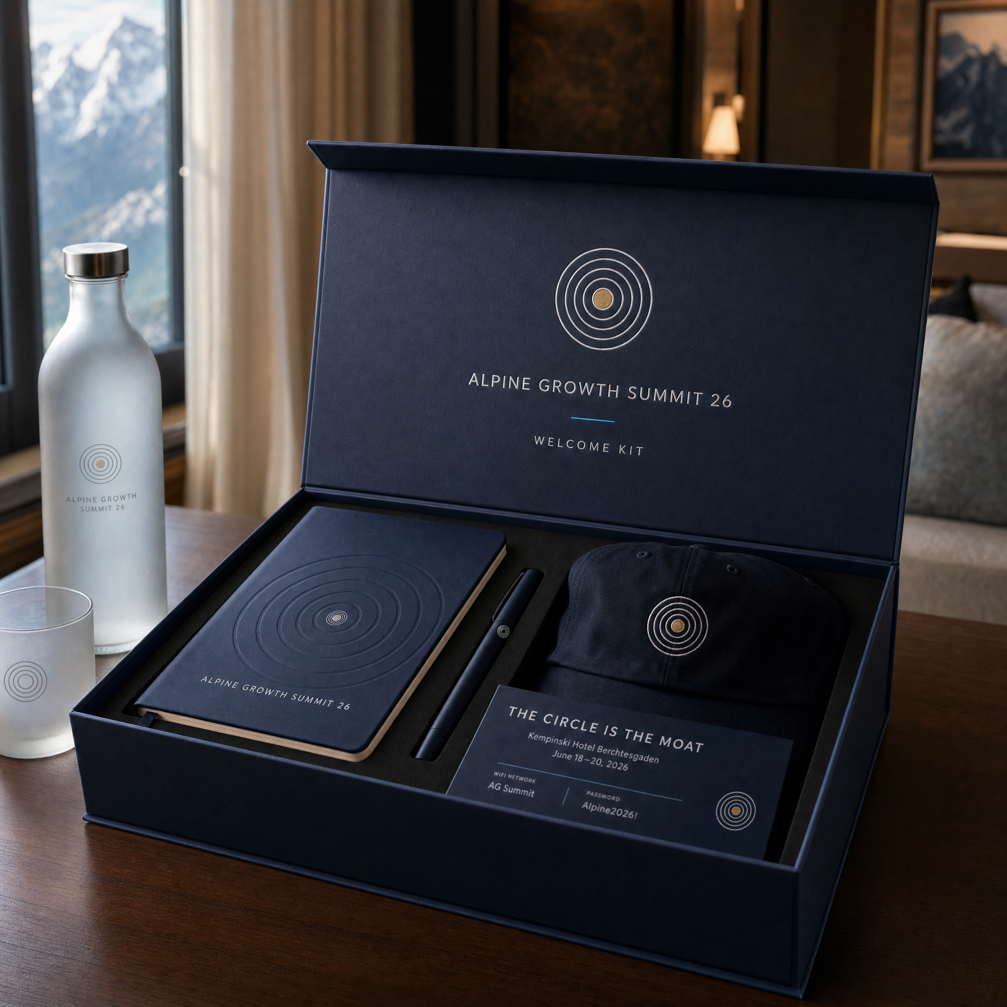 Concept 01 application — welcome kit