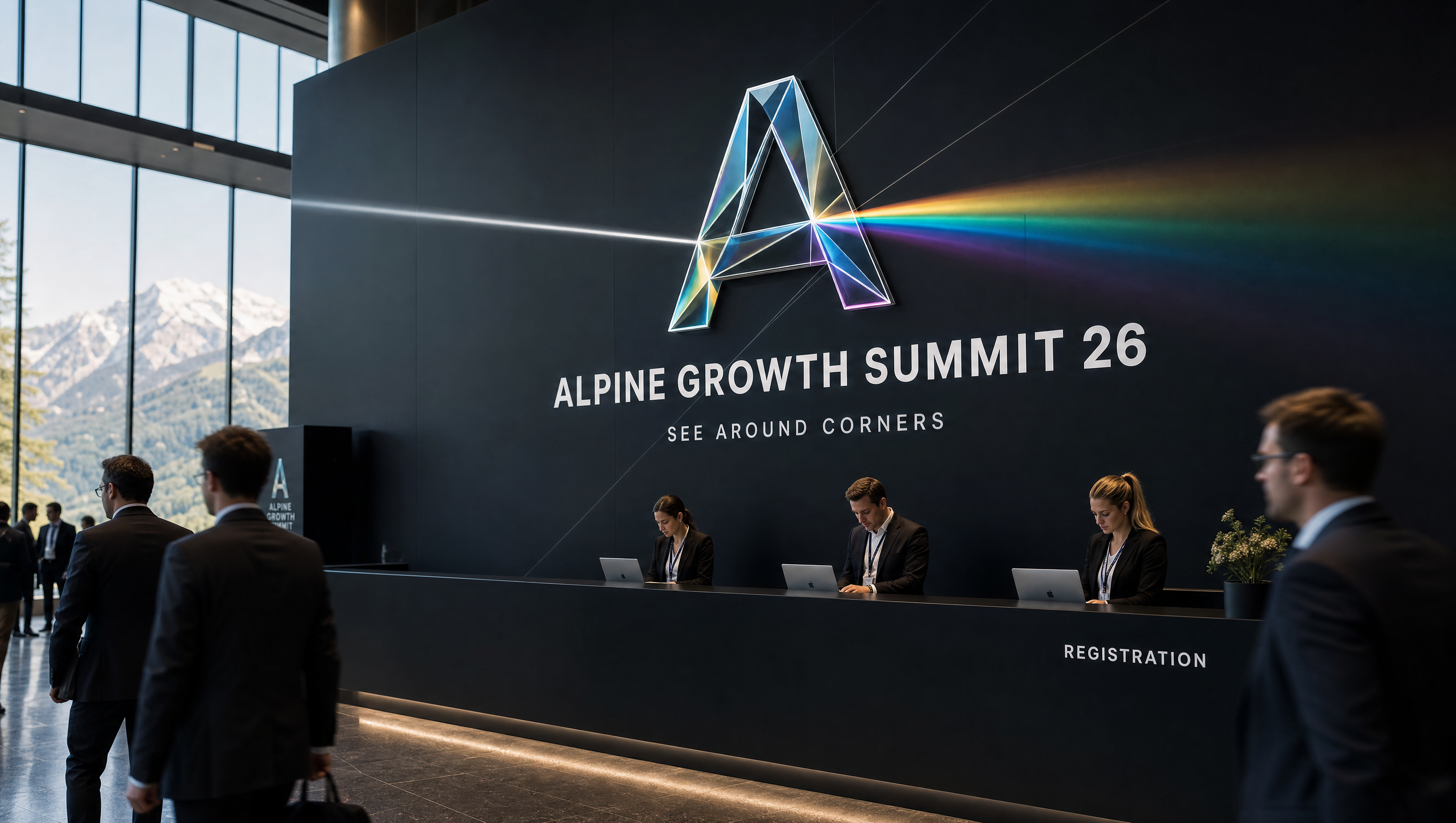 Concept 02 application — entrance & registration with prismatic A