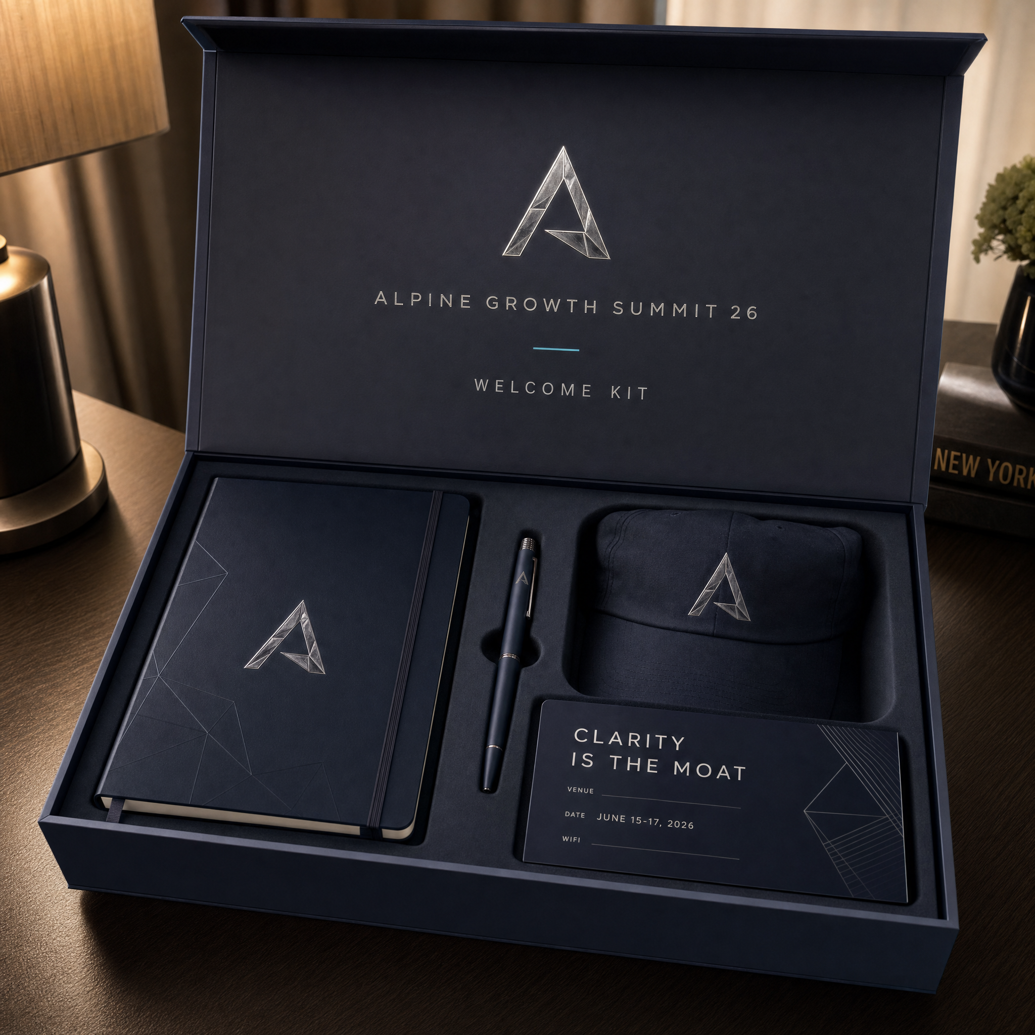 Concept 02 application — welcome kit