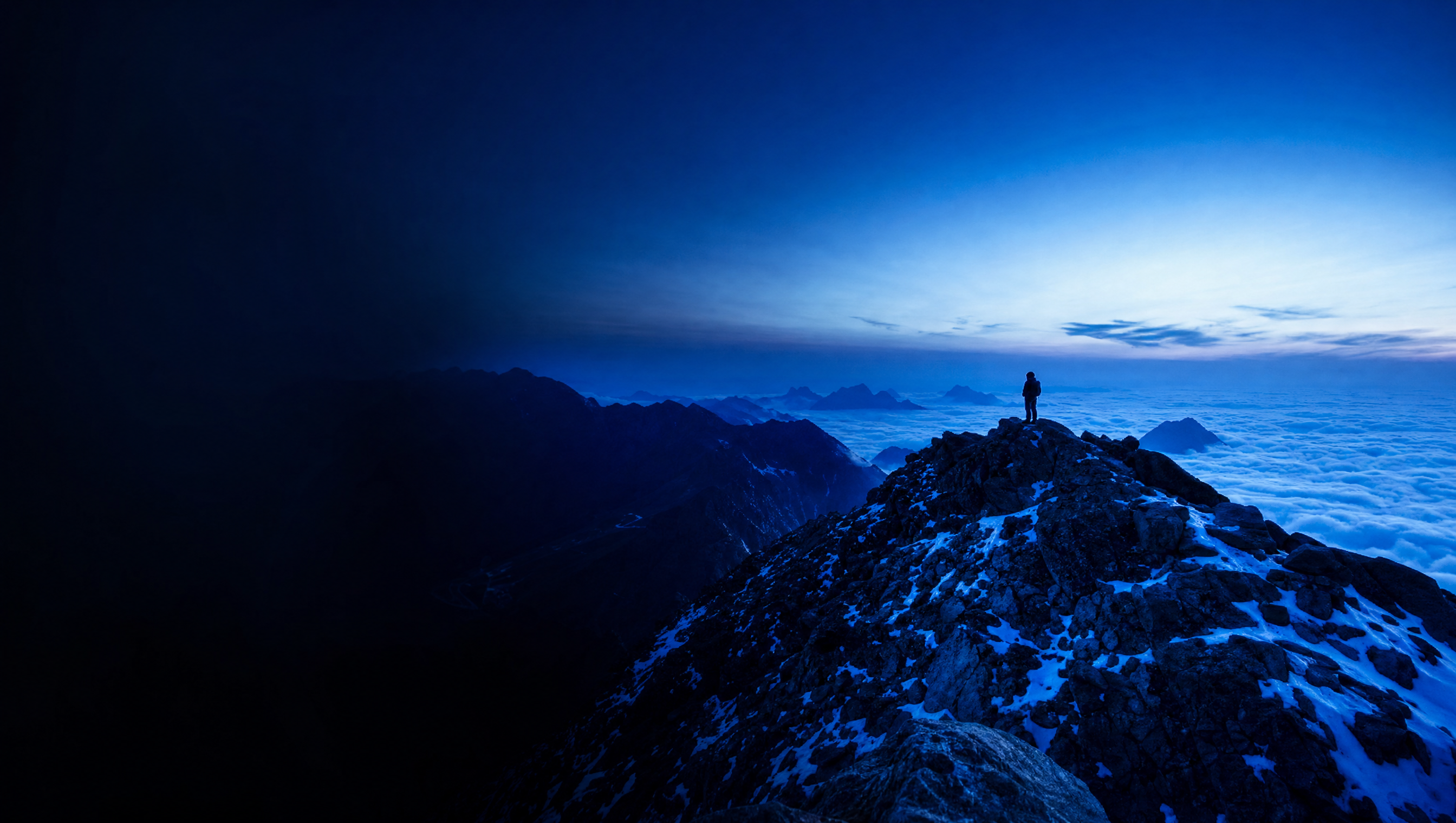 Ridgeline above the clouds