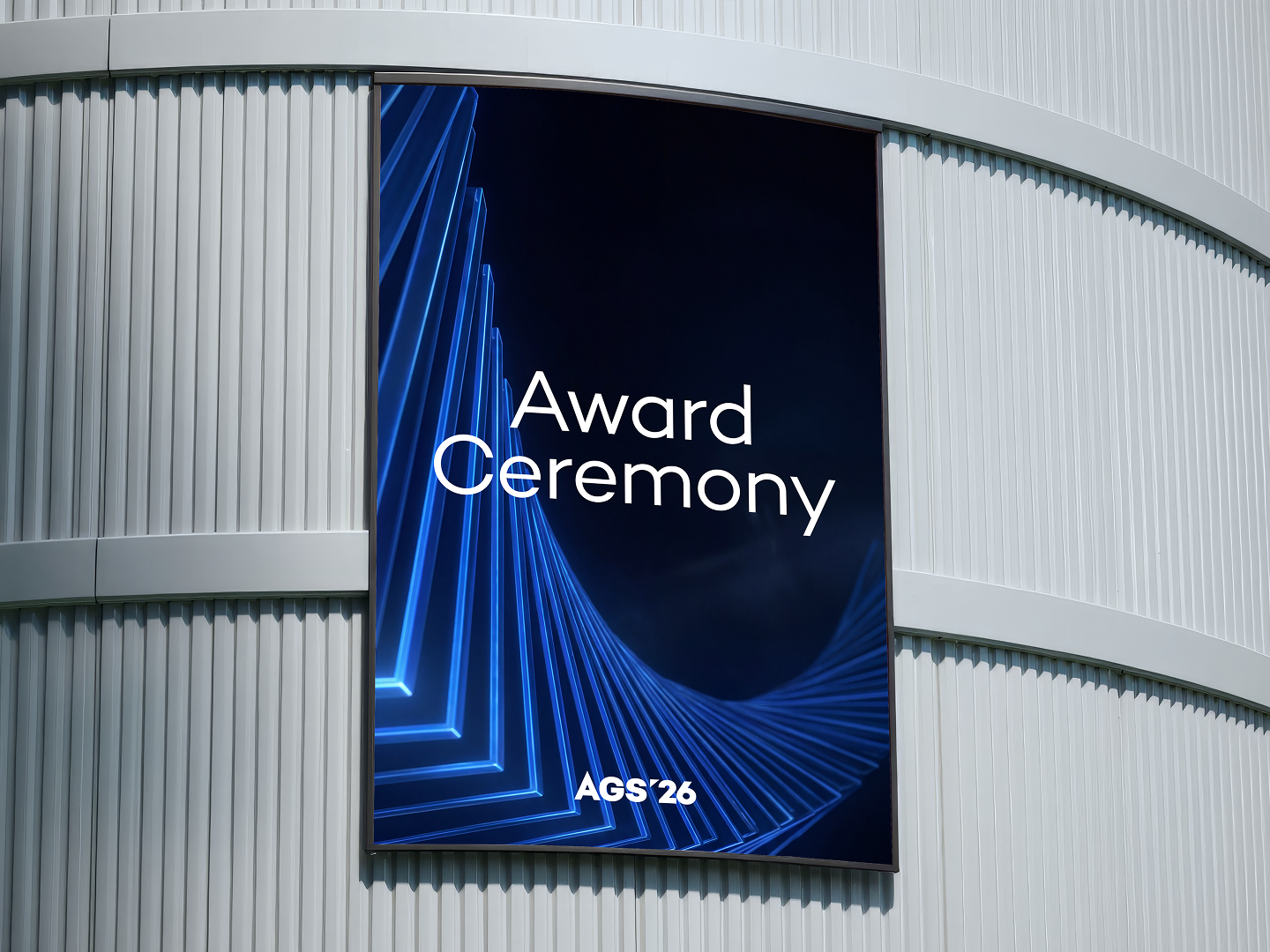 Option 01 — award ceremony poster