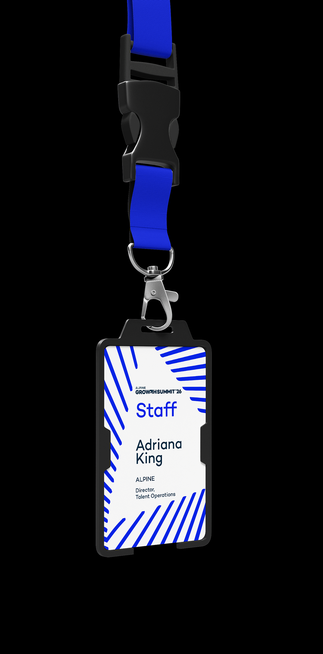 Option 01 — staff lanyard