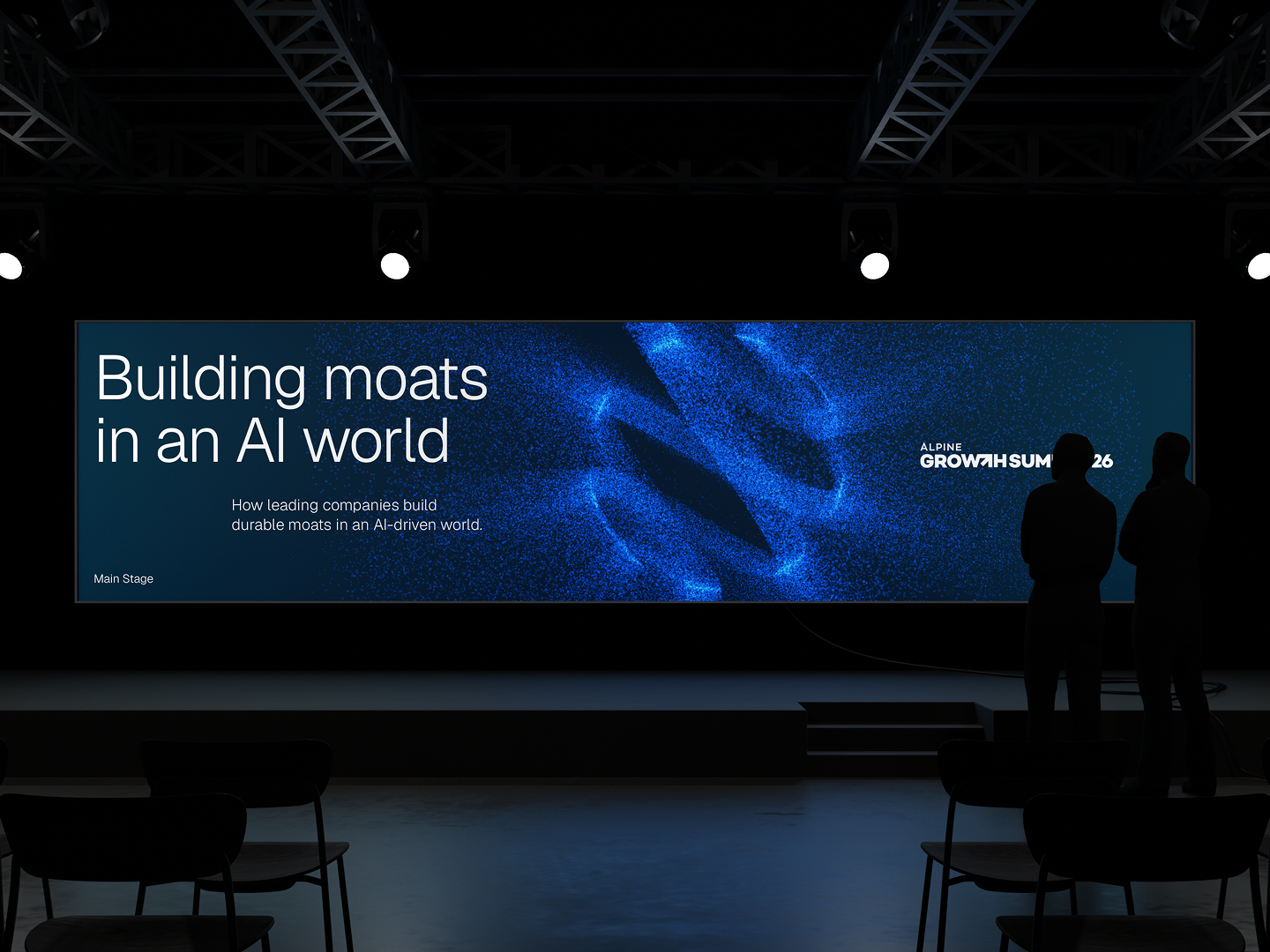 Option 02 — main-stage LED, Building moats in an AI world